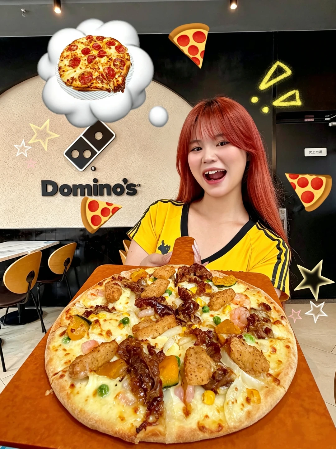 达美乐🍕比萨这么拍，好吃又好玩😋