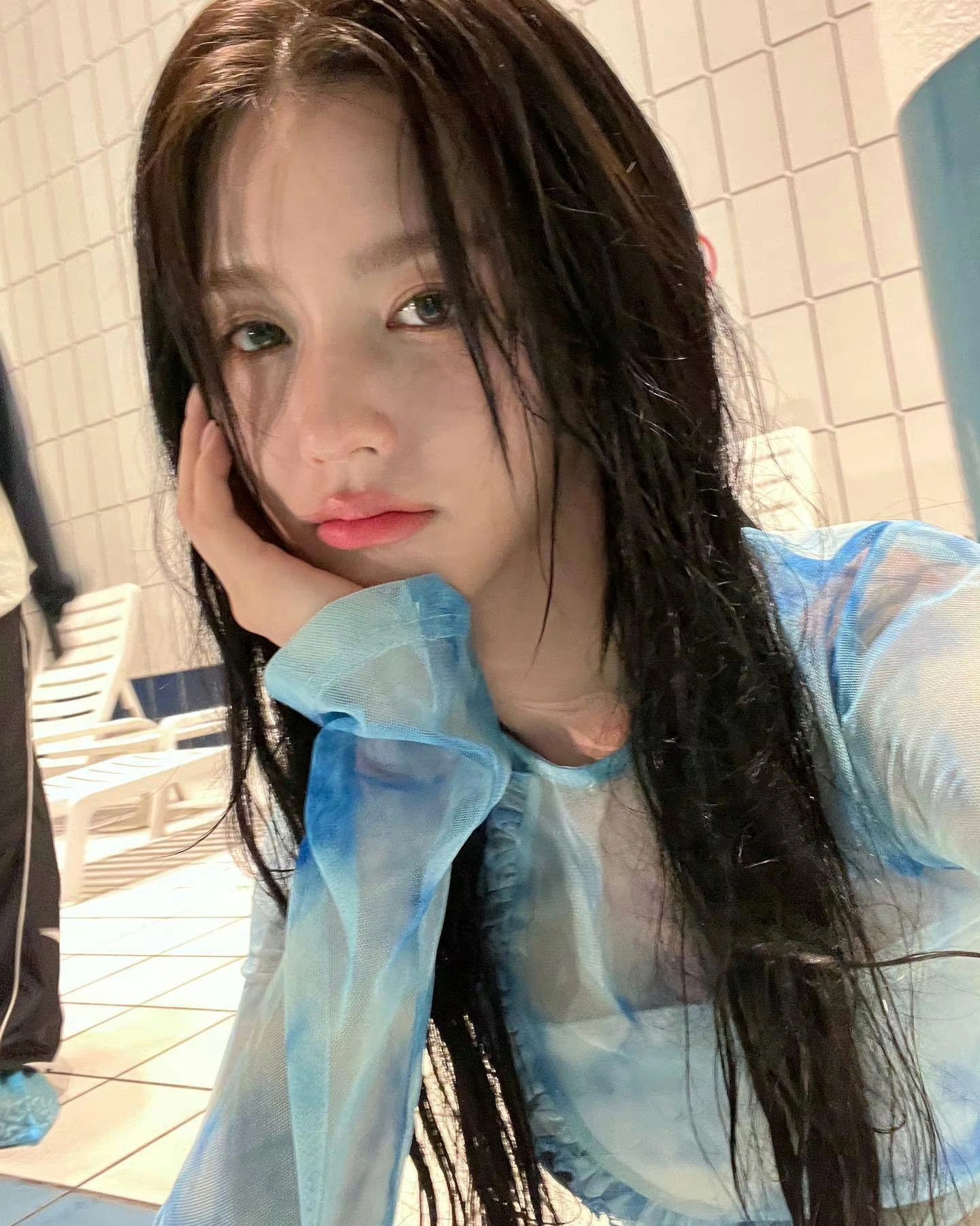 𝐒𝐡𝐚𝐫𝐞·蓝色治愈头像#女生头像# ​​​
