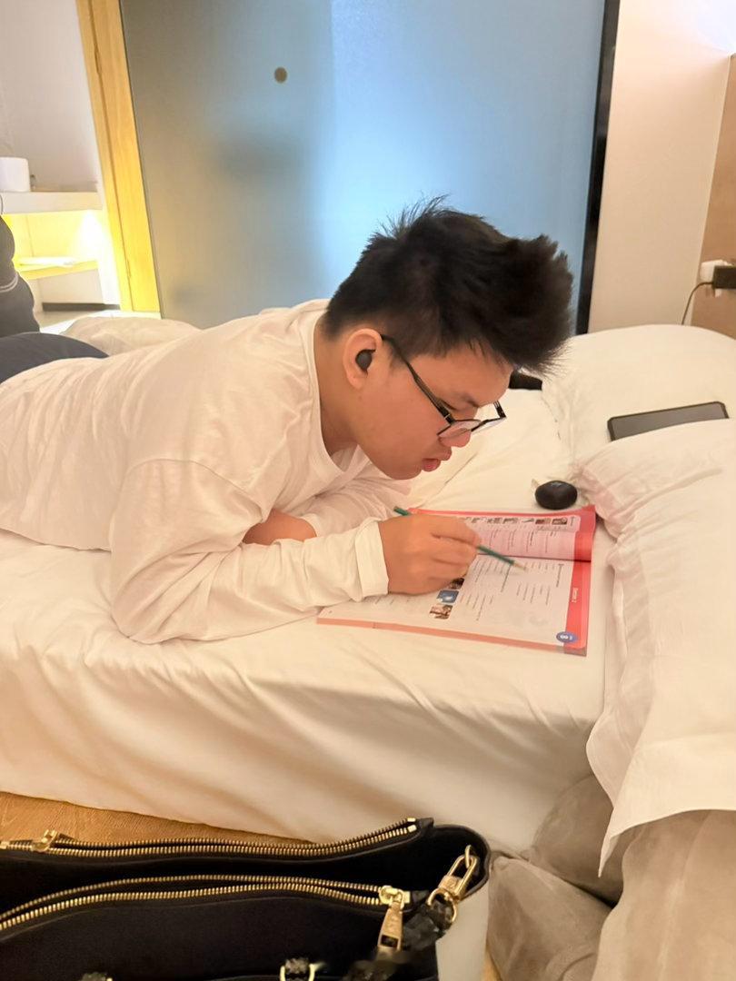 学习让妈开心。 