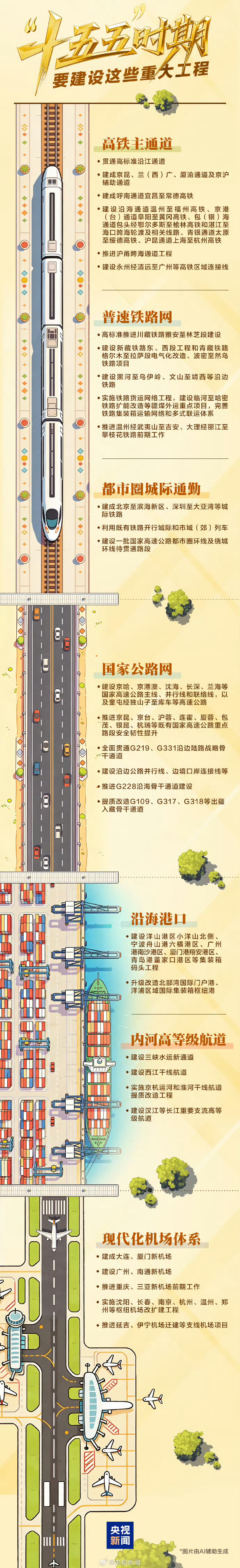 网络名人赞两会十五五蓝图【转存 未来5年中国要建设的重大工程来了！这就是中国，在