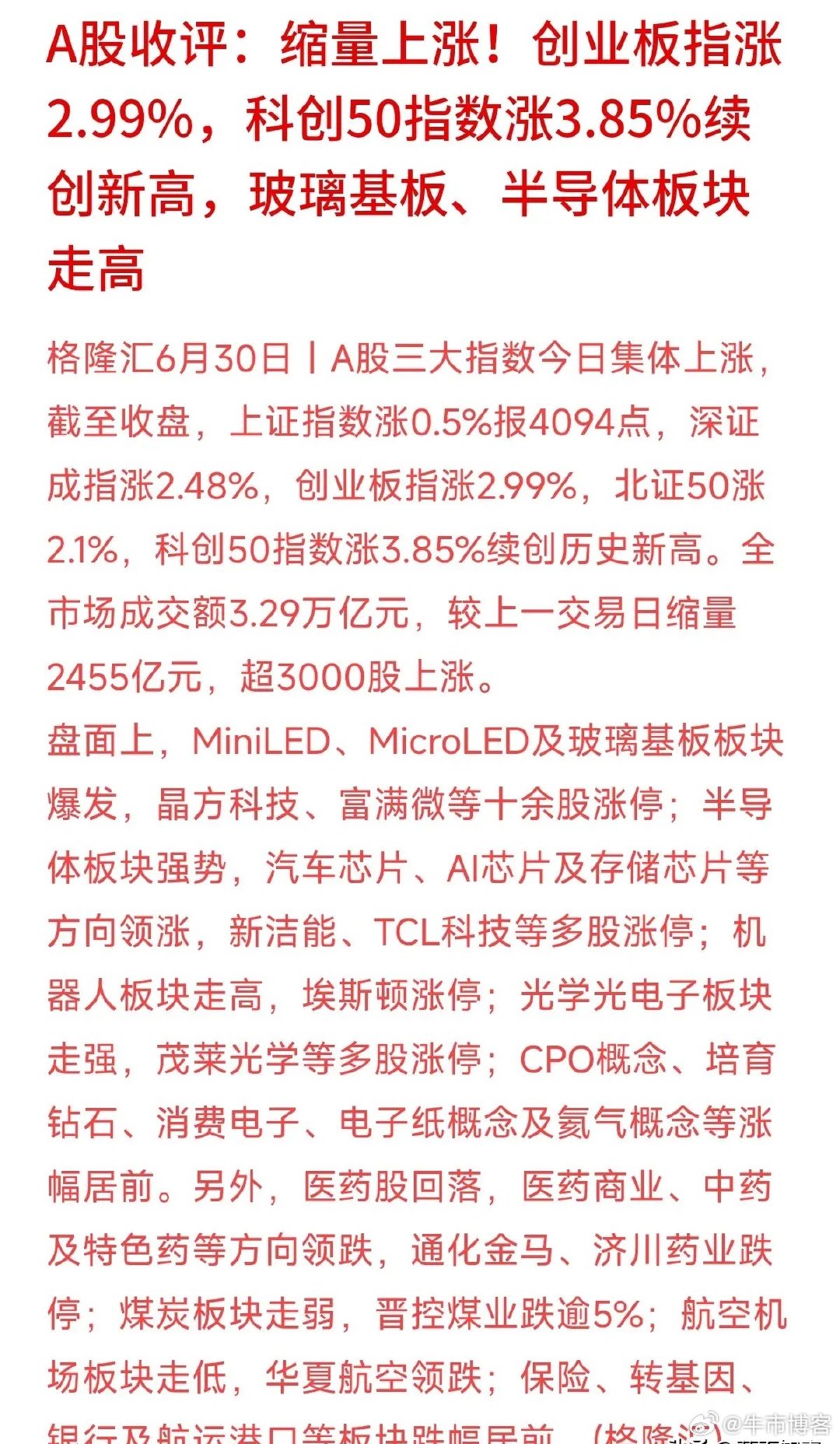 今天A股的板块大轮动。市场的资金就像水一样，总是在寻找最热的地方。昨天刚引爆全场