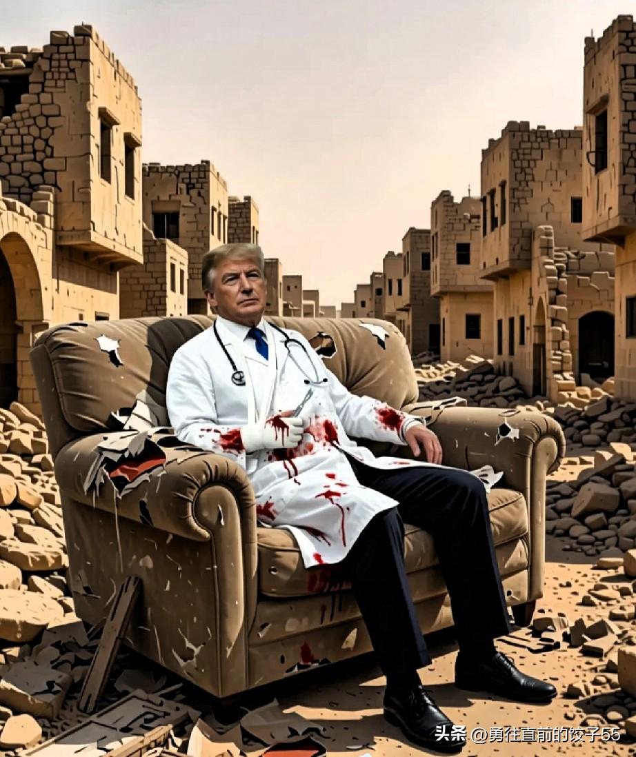特朗普在中东对伊朗进行了一次“外科手术”，本以为一刀割净，能收到医药费，没想到人