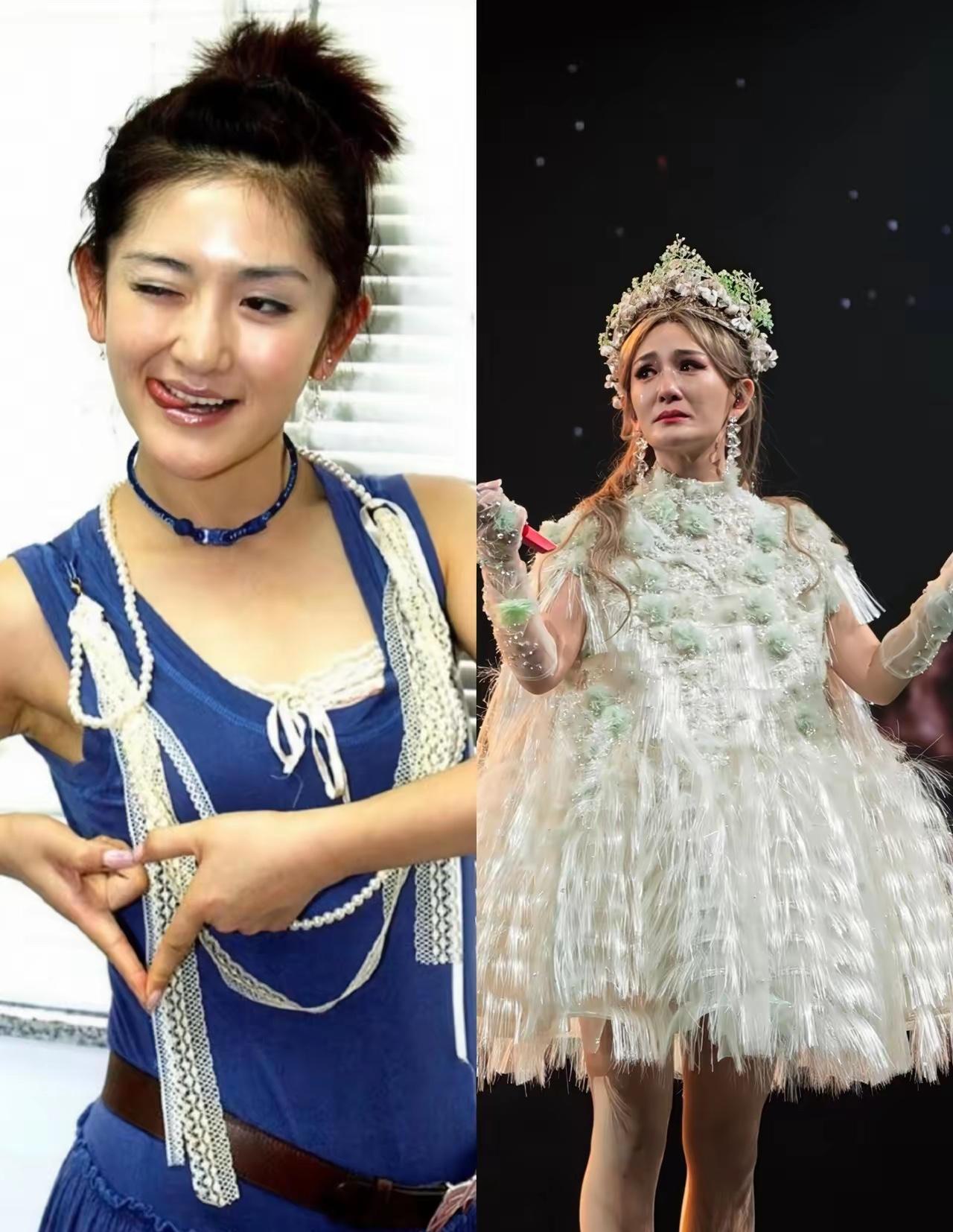 气质这东西真的很神奇

你们有没有发现，谢娜从刚出道那会儿就性格外放，这么多年过