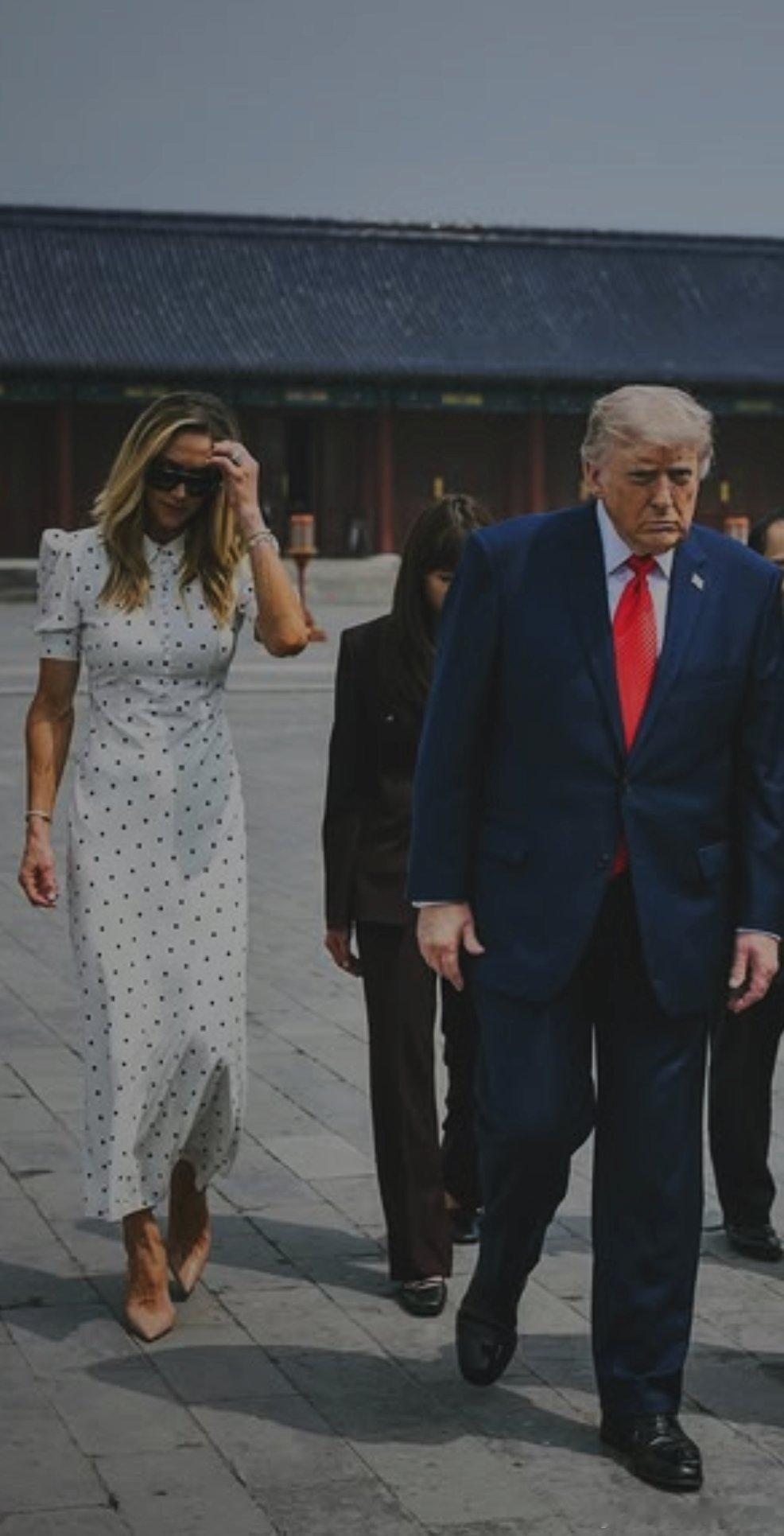 特朗普儿媳在IG上晒出中国之行照片：“很荣幸能参加如此难忘的旅行！！！！” 