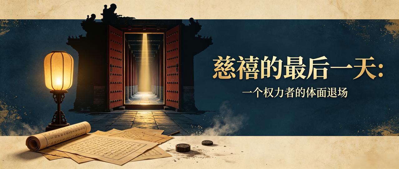慈禧的最后一天：一个权力者的体面退场

免责声明：本文基于公开史料进行历史科普，