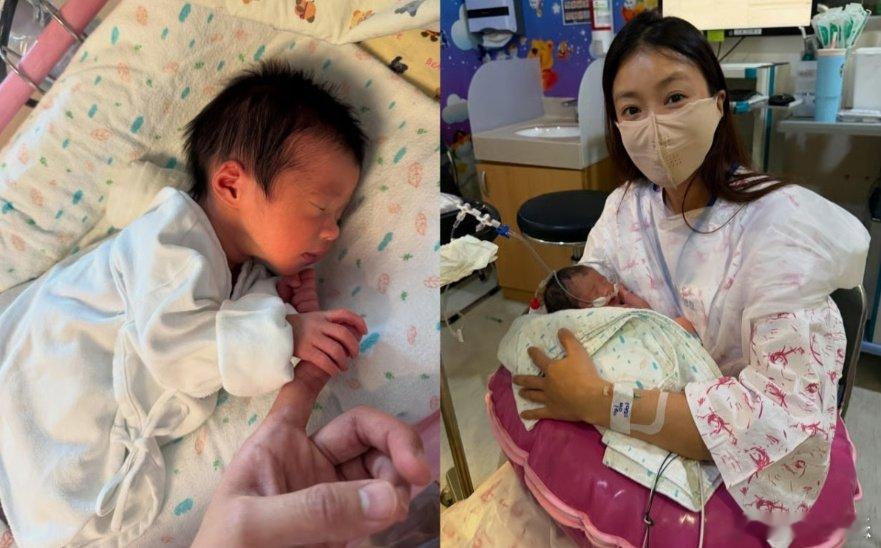 李诗英生下前夫的孩子李诗英二胎得女 11月5日，演员李诗英（43 岁）晒照官宣二