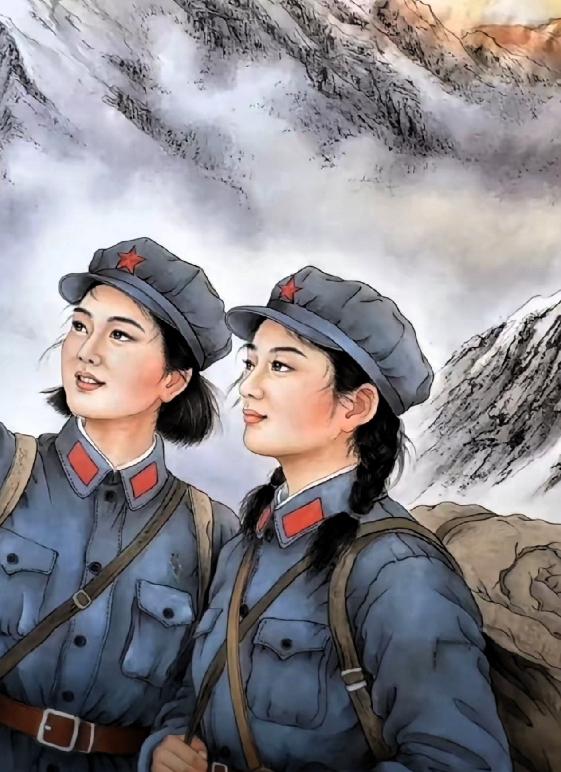一位没啥名气的农民工兄弟，画了一幅红军战士的画，看哭很多网友：你看，真正的敬畏，