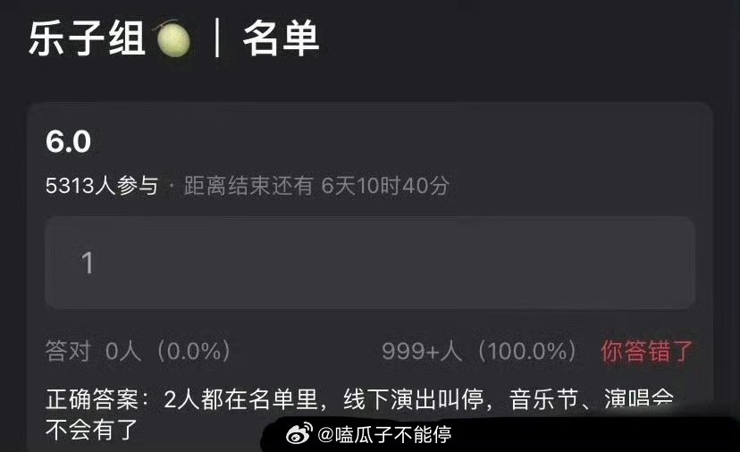 🍉田栩宁梓渝，线下演出被叫停 