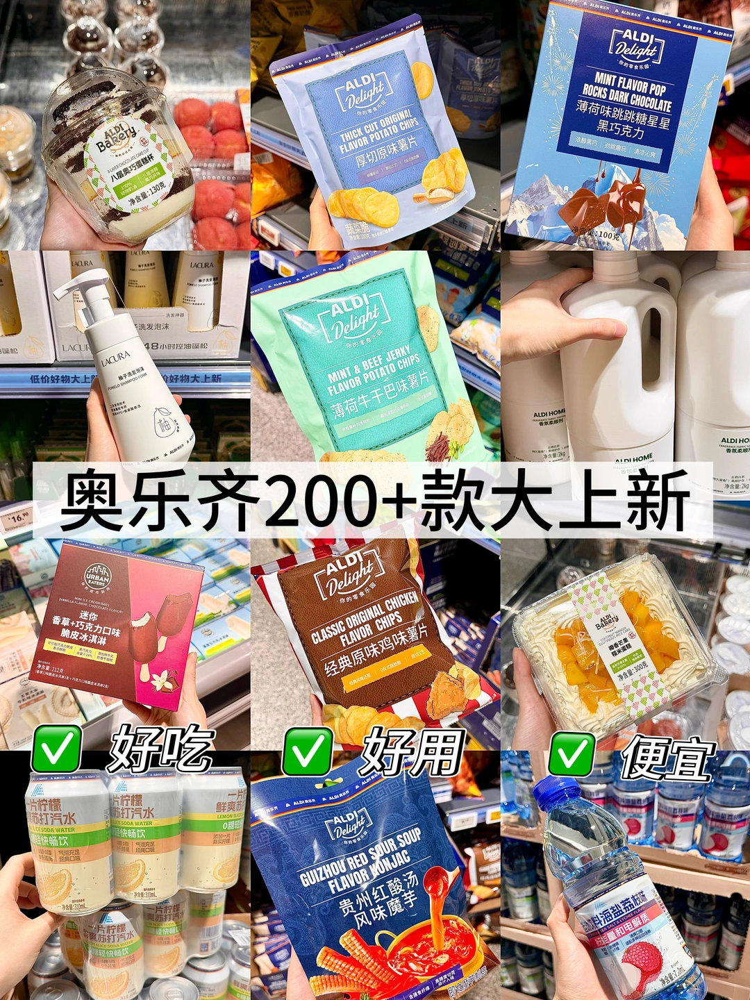 逛疯了！奥乐齐百款新品大上新，真的太好买