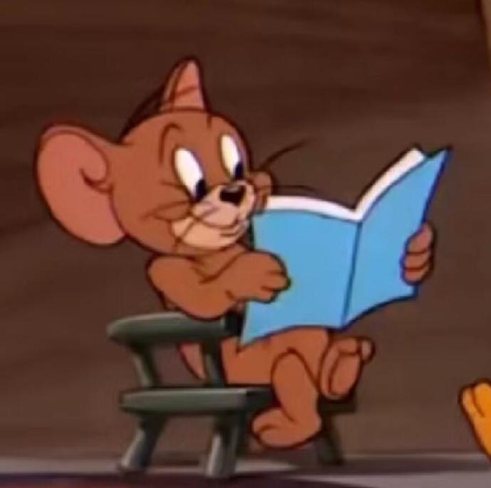 原来杰瑞这么爱看书 