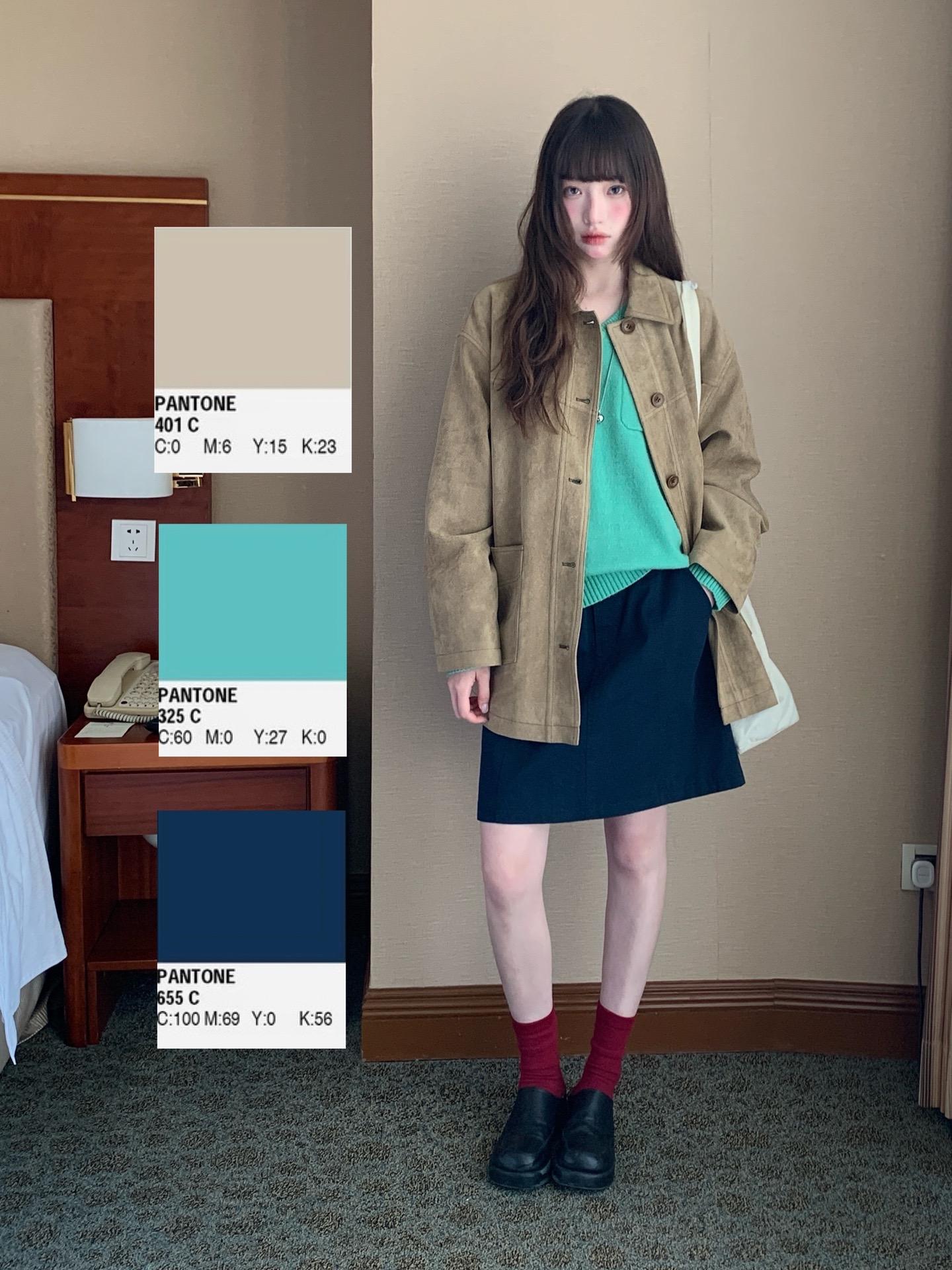 lookbook🎨早秋韩系复古配色灵感。