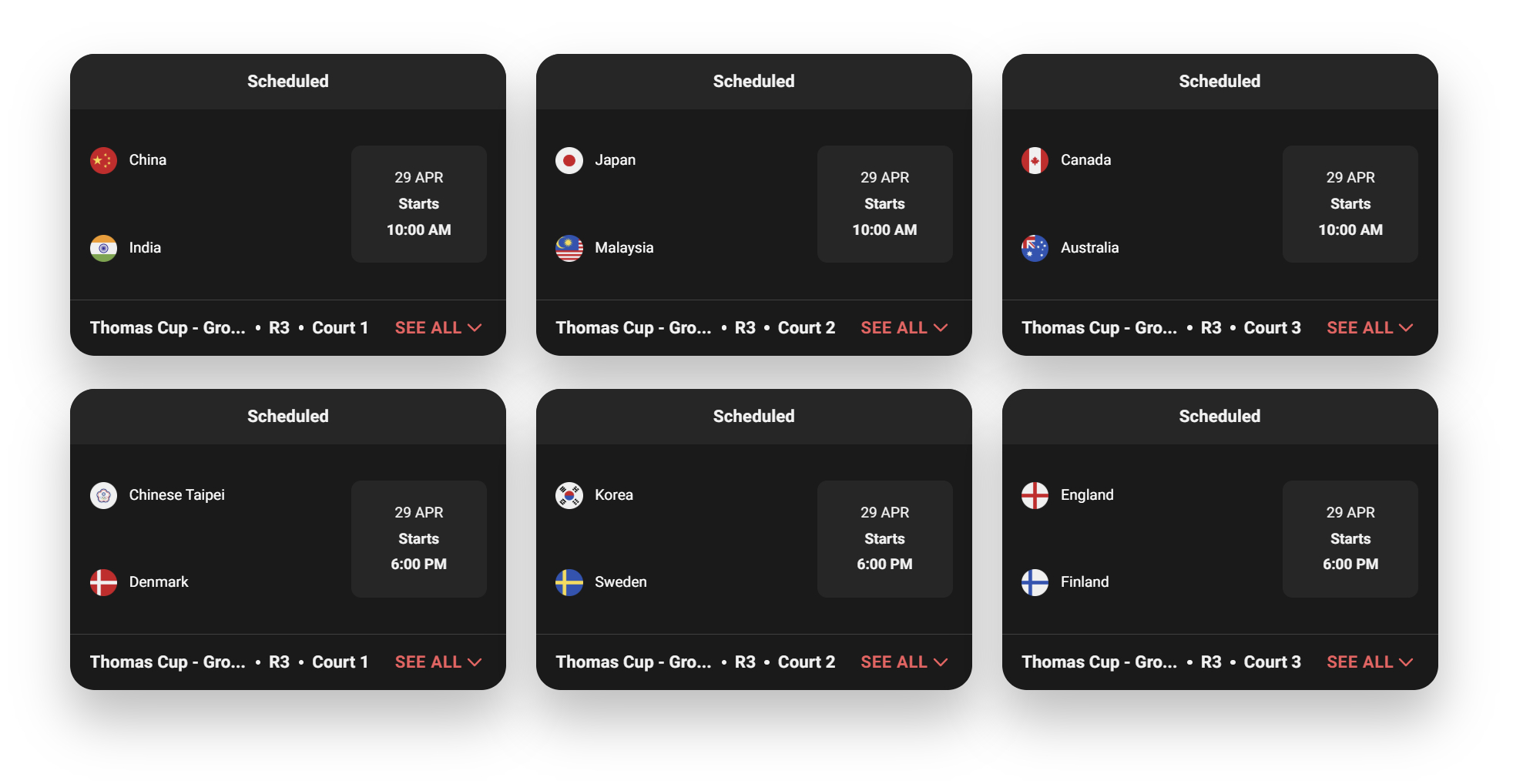#国羽汤尤杯赛程##国羽出战汤尤杯揭幕赛# 2026年汤尤杯小组赛赛程出炉，国羽