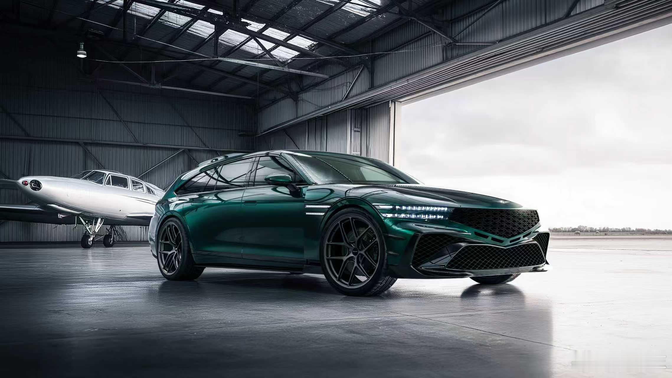 名车志壁纸 代表品牌对优雅旅行的终极理解，Genesis 首款猎装版旗舰——G9