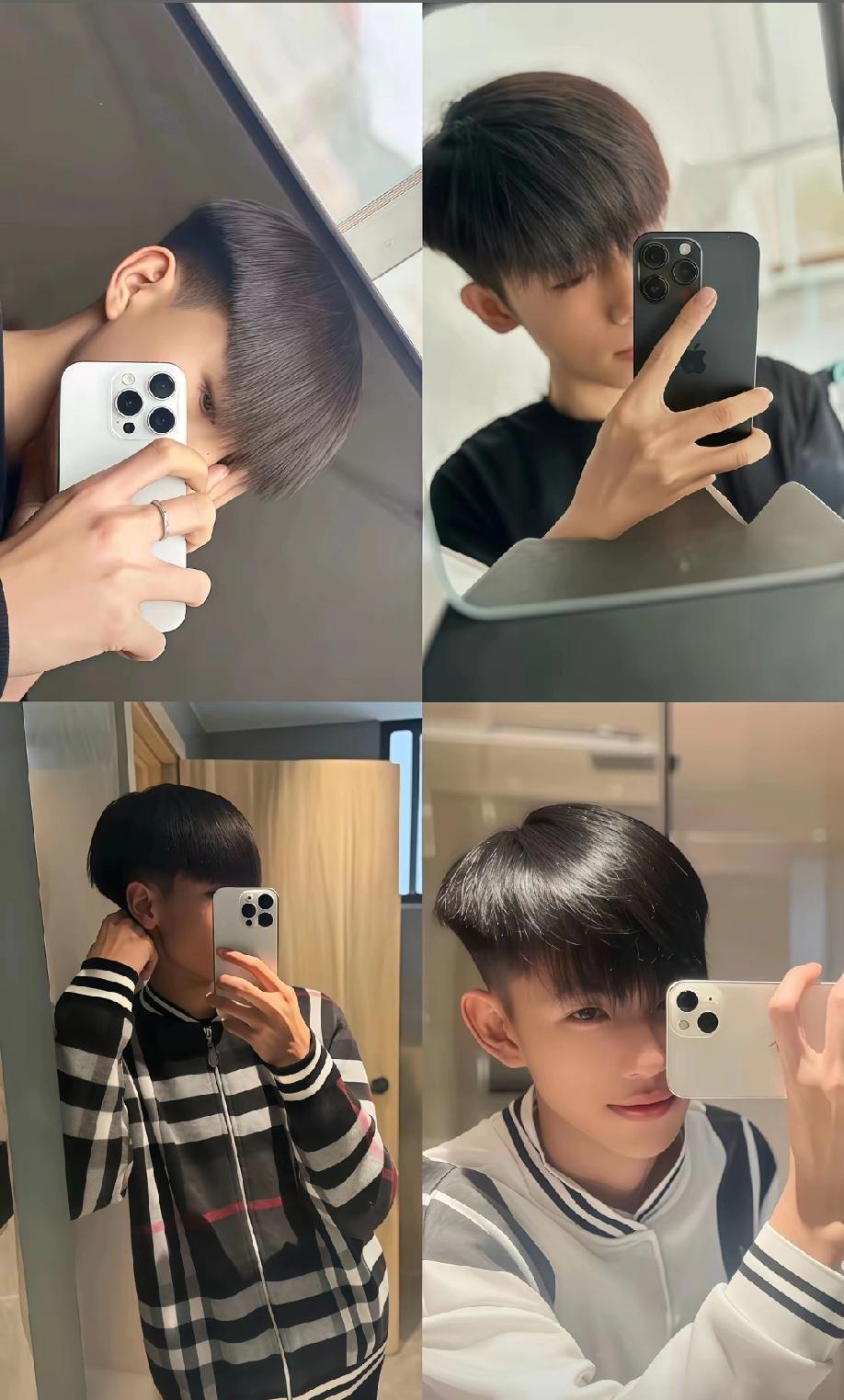 同一款发型，为什么有些人就这么好看?有些人就一般般。现在年轻人流行飞机碎盖这款发