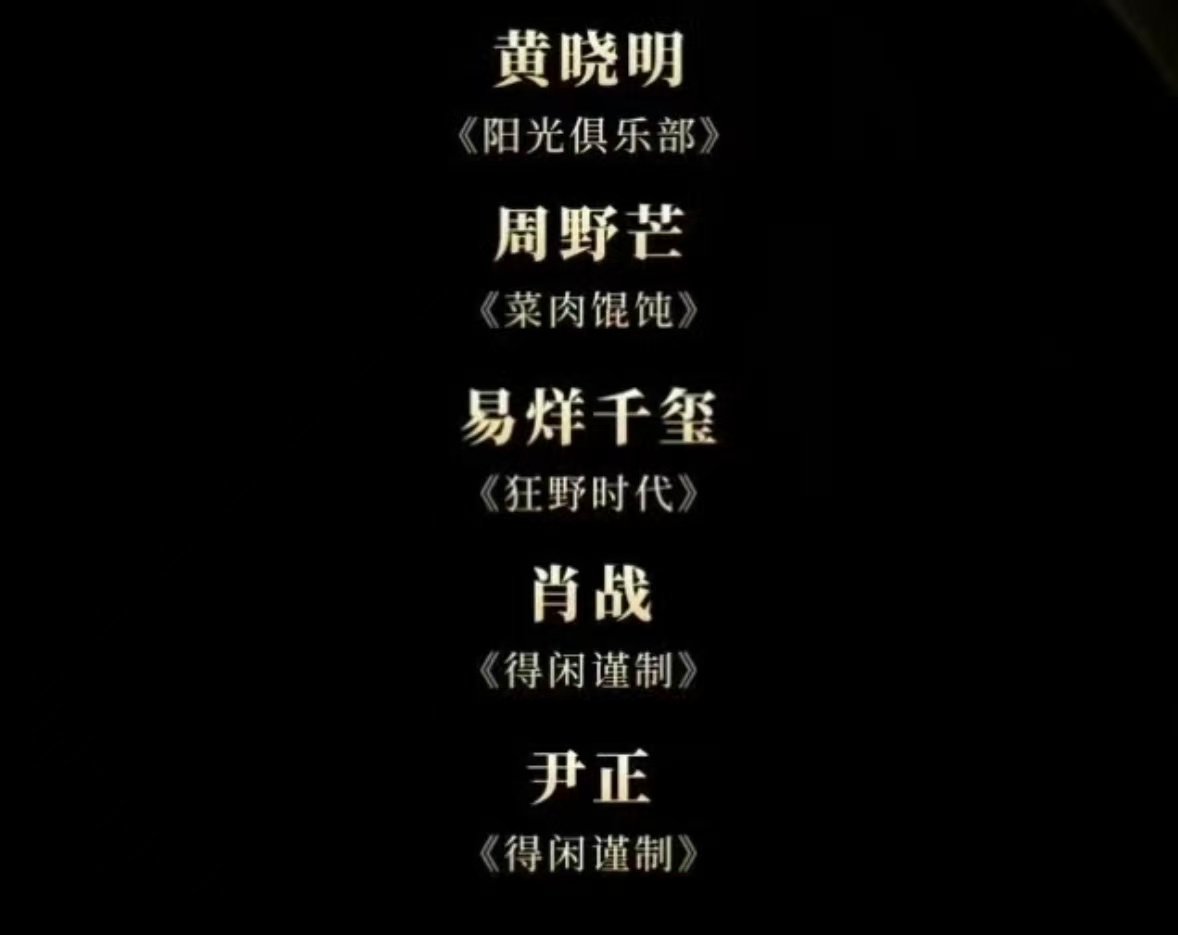 肖战入围中国电影导演协会年度男演员肖战提名中国电影导演协会年度男演员 肖战又一项