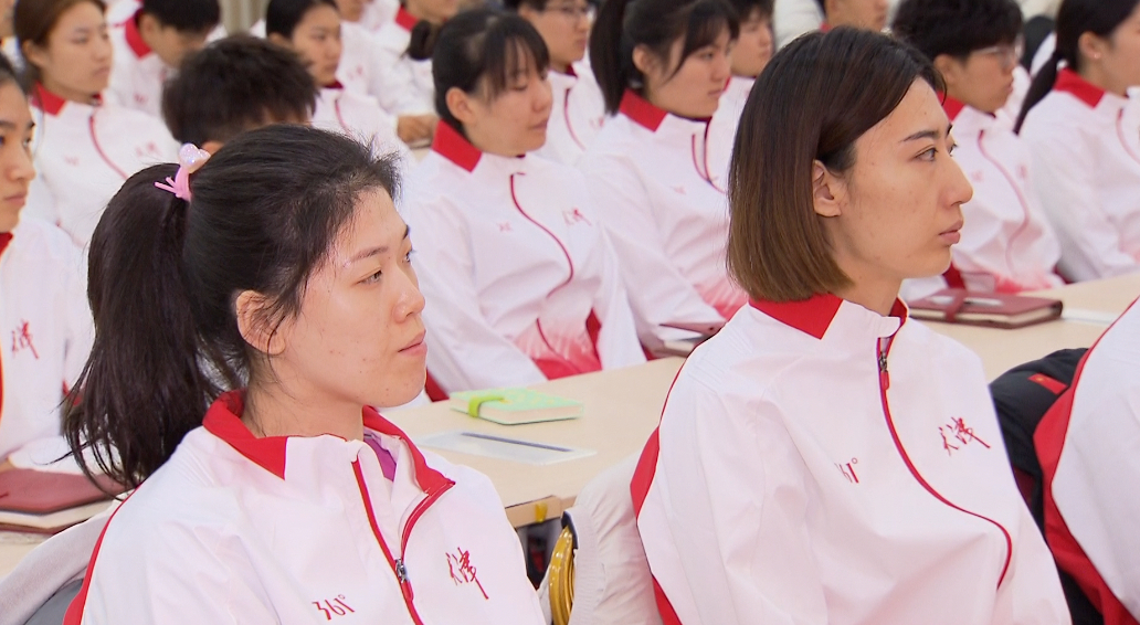 天津女排副攻王媛媛：这也是我的第四届全运会了，每次能够代表天津出战，我觉得是一种