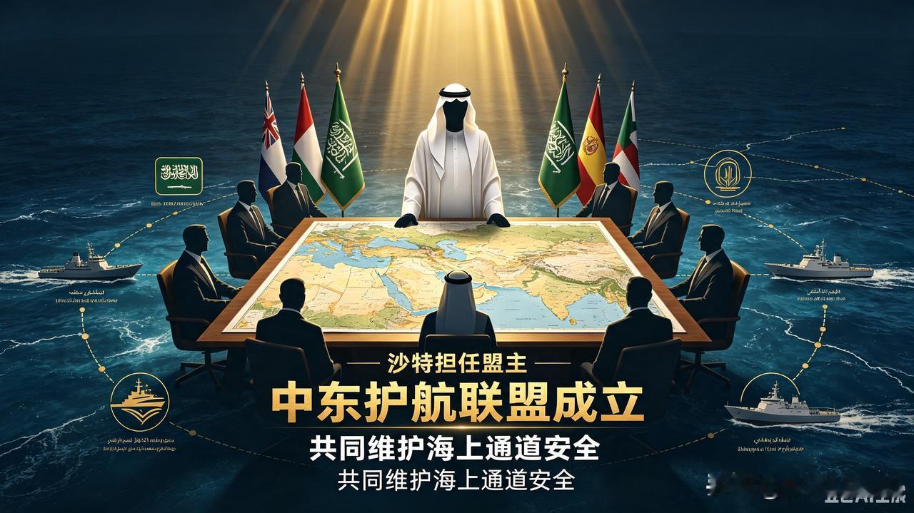 沙特在中东也算一方大哥，组建个护航联盟，保护多国海上航运安全，这次会议数十国家和