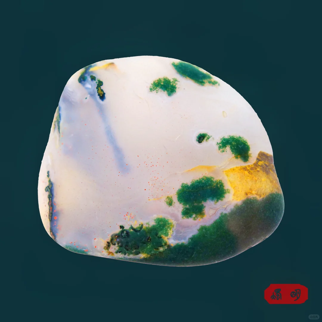 以灵透胜的一颗雨花石