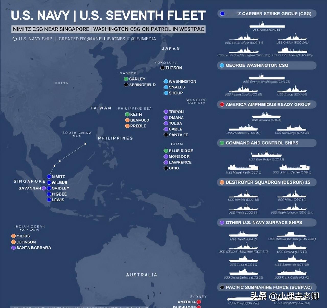 日前尼米兹号航母打击群正在驶向美国中央司令部（CENTCOM）辖区。

尼米兹号