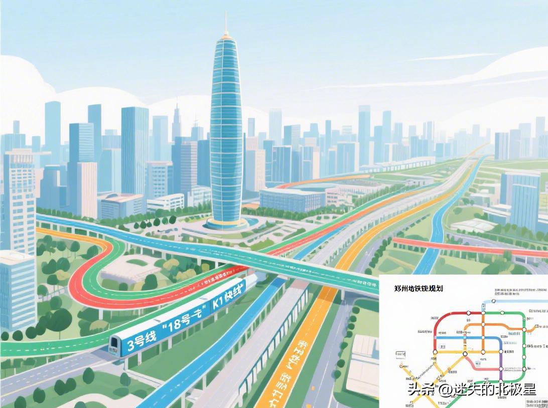 郑州地铁大爆发！3亿人次+1636公里新规划，你家门口要通地铁了吗？

🚇运营
