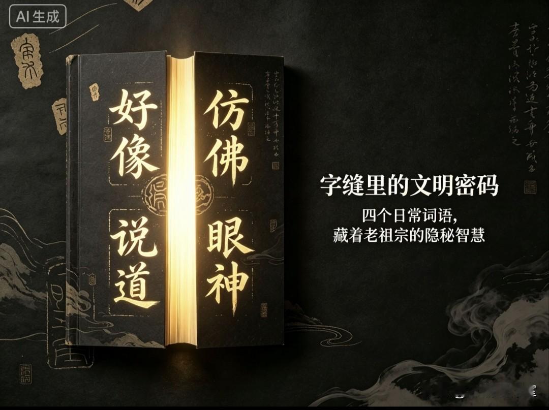 字缝里的文明密码：随口大白话，封存着古圣的隐秘智慧✨
 
很多人以为，华夏高深的