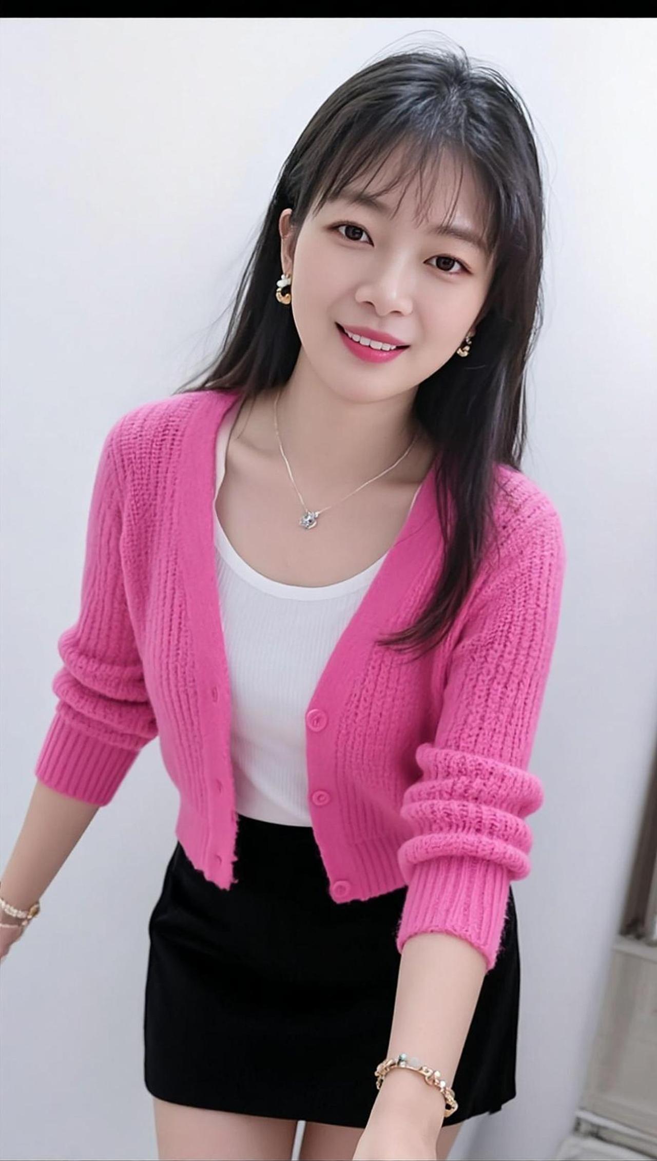 AI玫色针织照 抖音ai创作 抖音玩法合伙人计划随拍穿搭