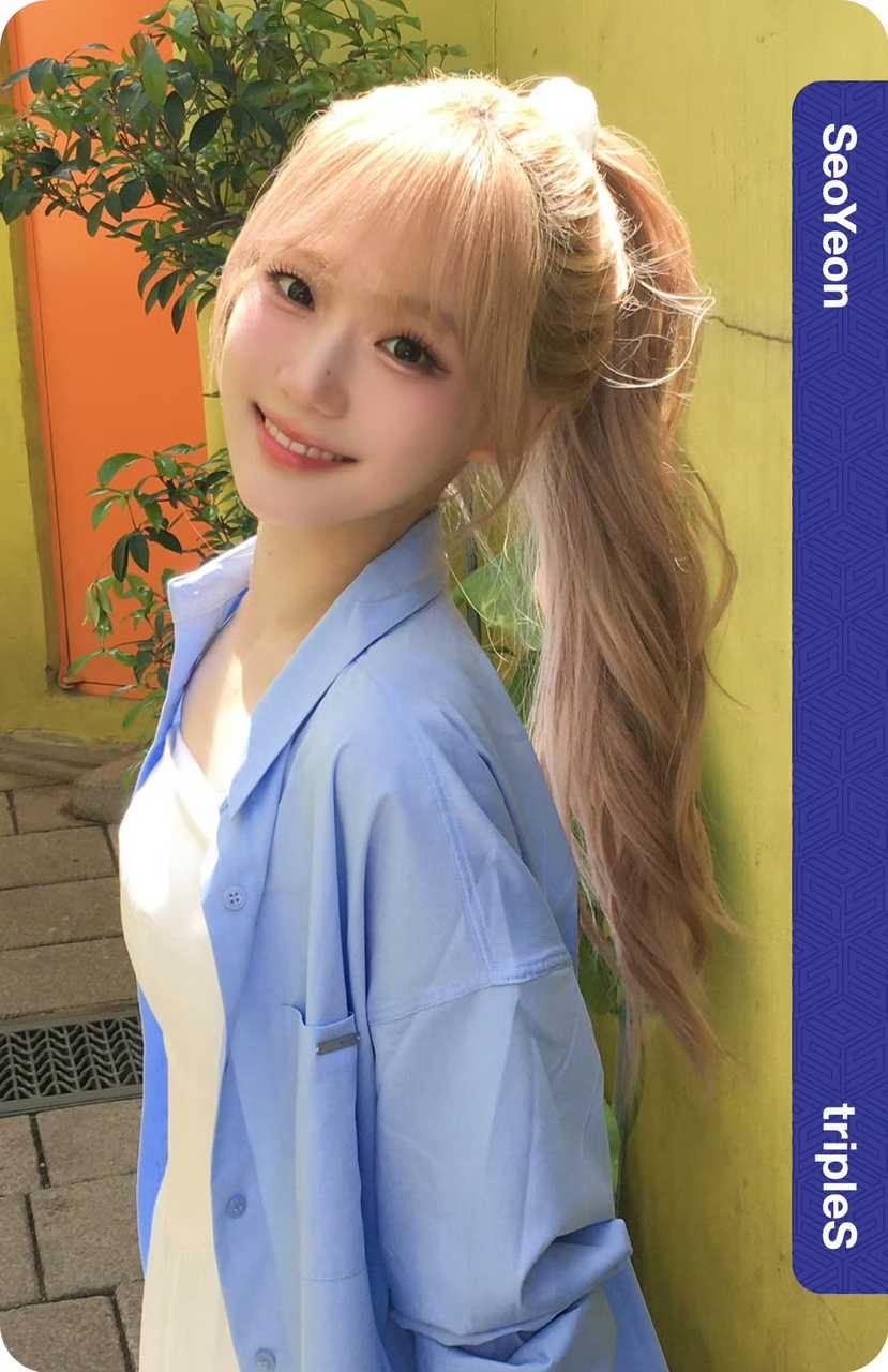 tripleS电子卡真的好美 ​​​