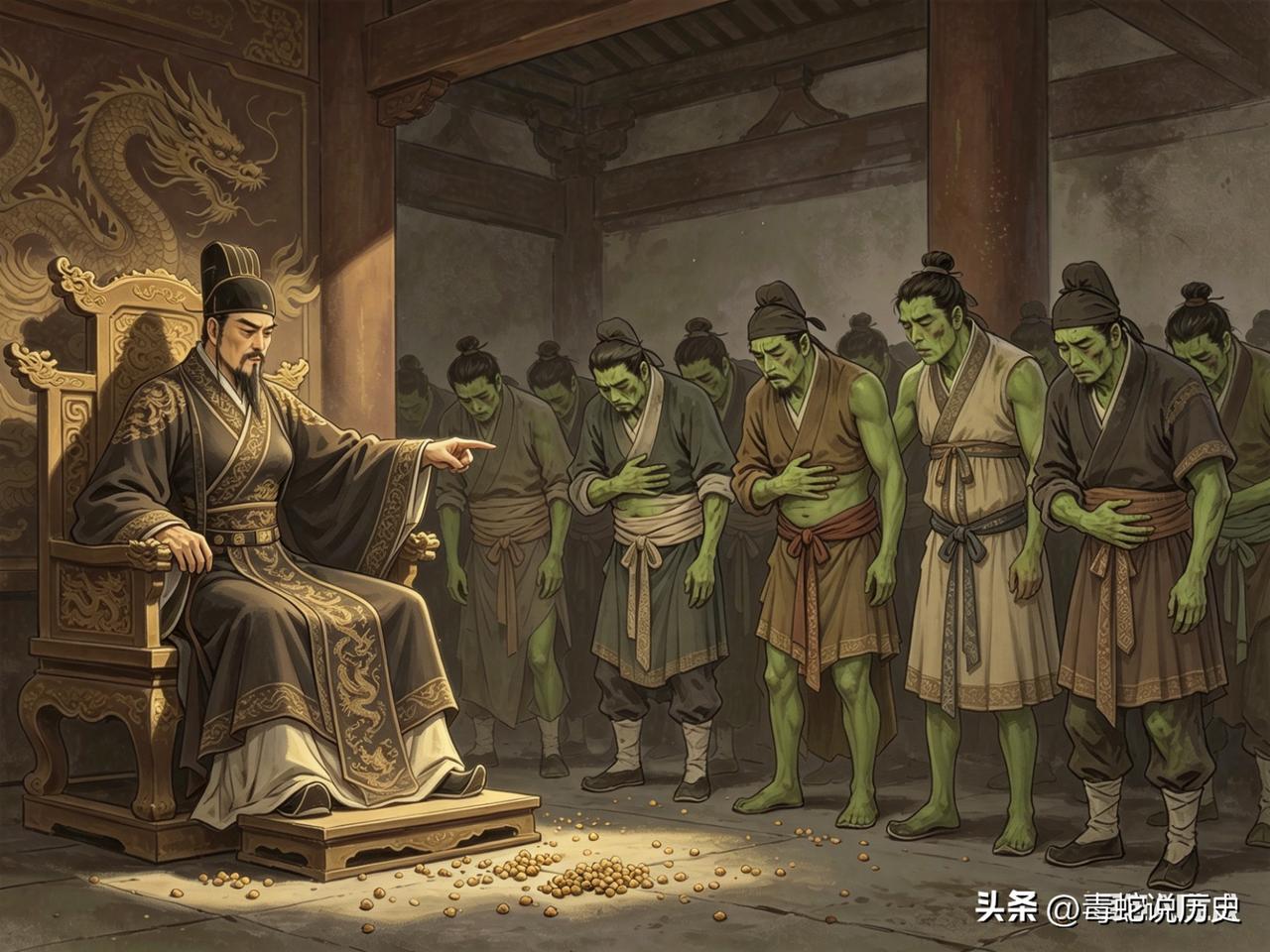 公元前541年，楚国公子围用腰带勒死了卧病在床的楚王熊员，成为楚灵王，但他从此得