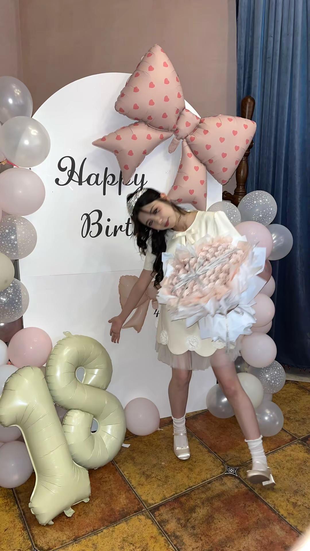 我也是18岁的人啦！ 公主风生日派对 甜妹 过生日啦