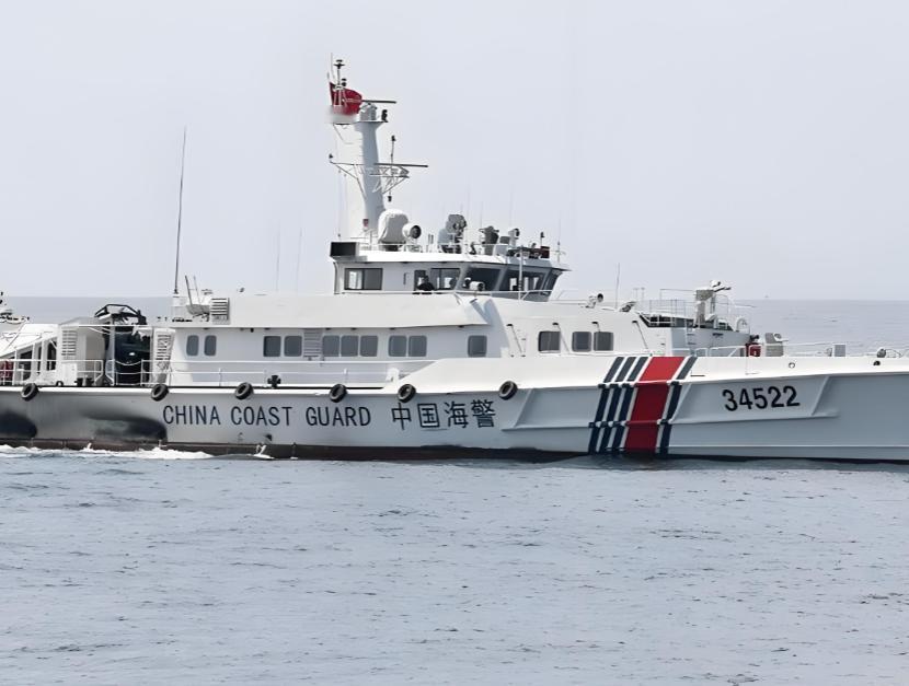 台当局发布严正声明，

1月24日，针对中国大陆海警宣称于金门附近海域开展“常态