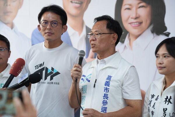 蓝白新竹县破局，嘉义市继续合作，张启楷：黄国昌郑丽文任双主委
台湾民众党中央委员