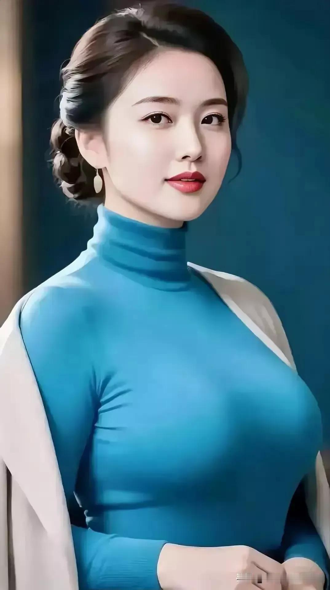 优雅蓝调，复古风情，尽显迷人魅力！💙✨