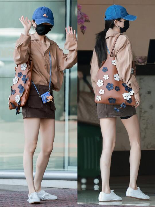 杨幂今日机场私服，幂式穿搭绝绝子！