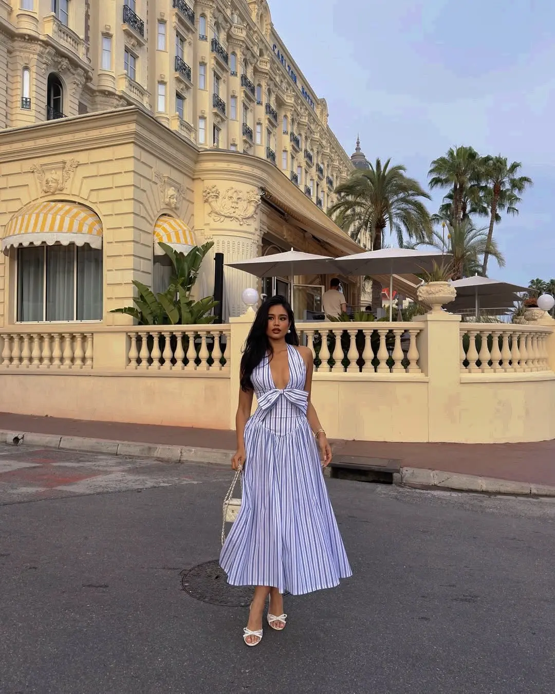 谁能拒绝夏日姐感穿搭呢 温柔法式长裙 穿搭look 今日穿搭ootd ...
