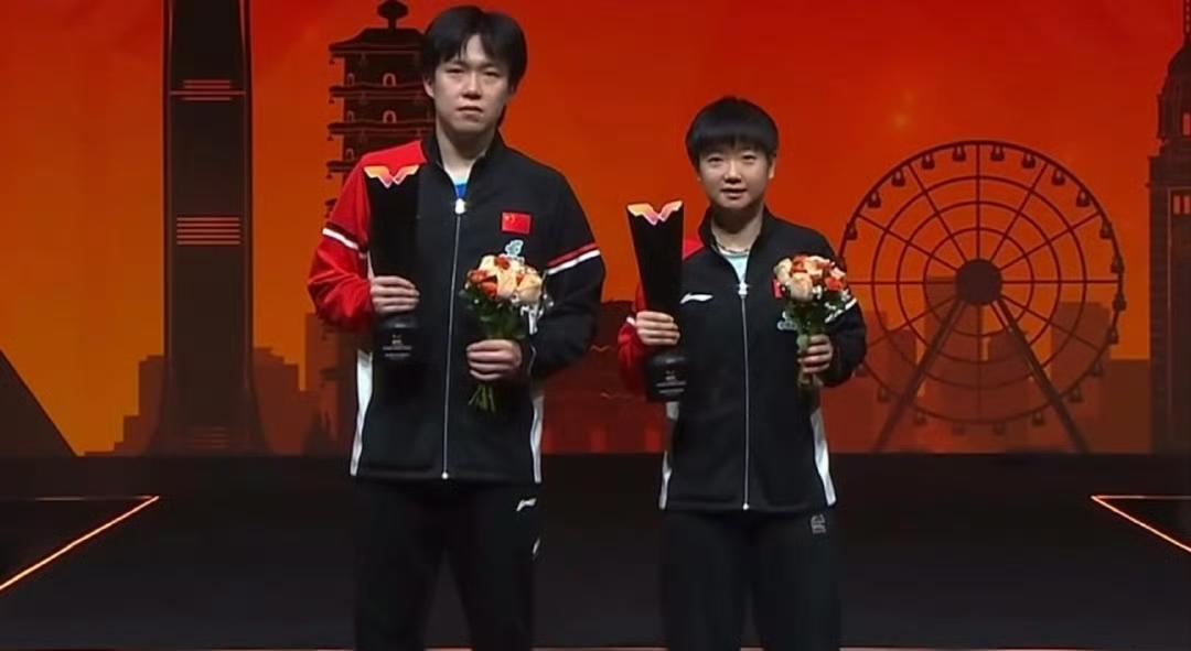 不知道获得混双亚军的莎莎会不会不开心[泣不成声]，
不过2025WTT香港总决赛