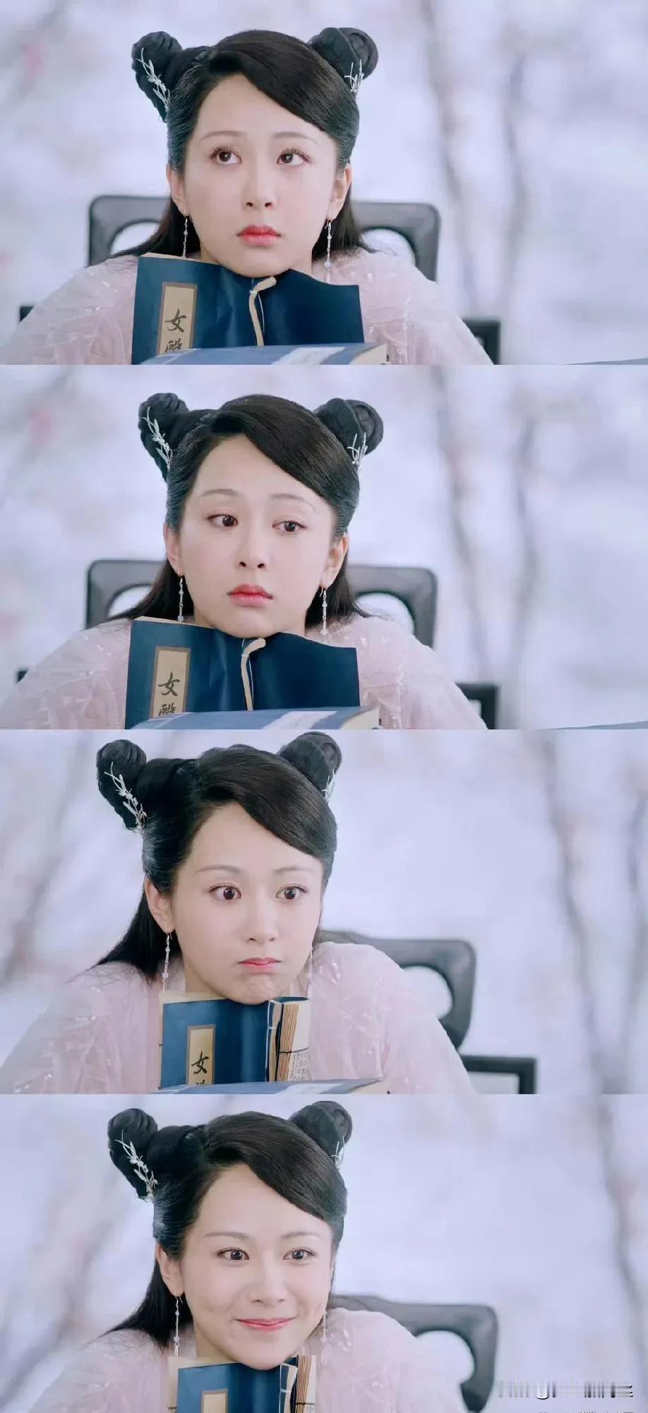 杨紫的发型变换，梳着两个高丸子和两个低丸子，确实给人带来了不同的视觉感受。这种发