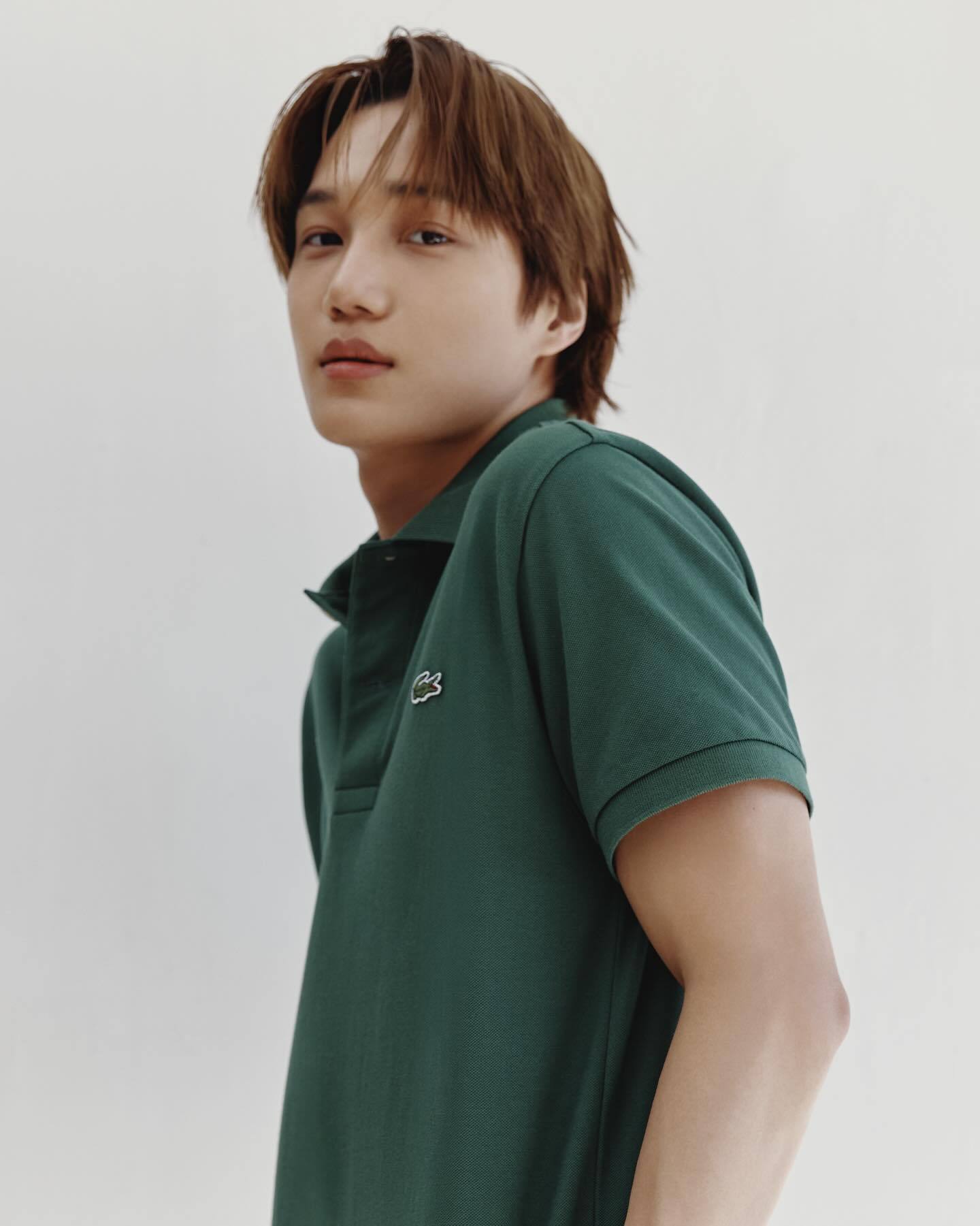 金钟仁 x Lacoste今日韩媒报道，Lacoste签下KAI为新任Ambas