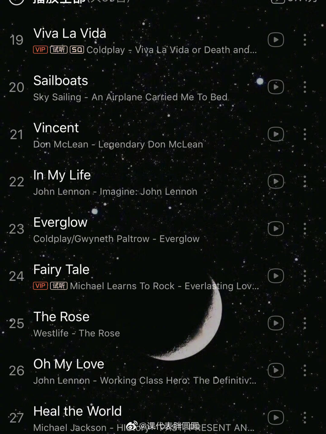 适合练习听力的72首英文歌～你们肯定会喜欢