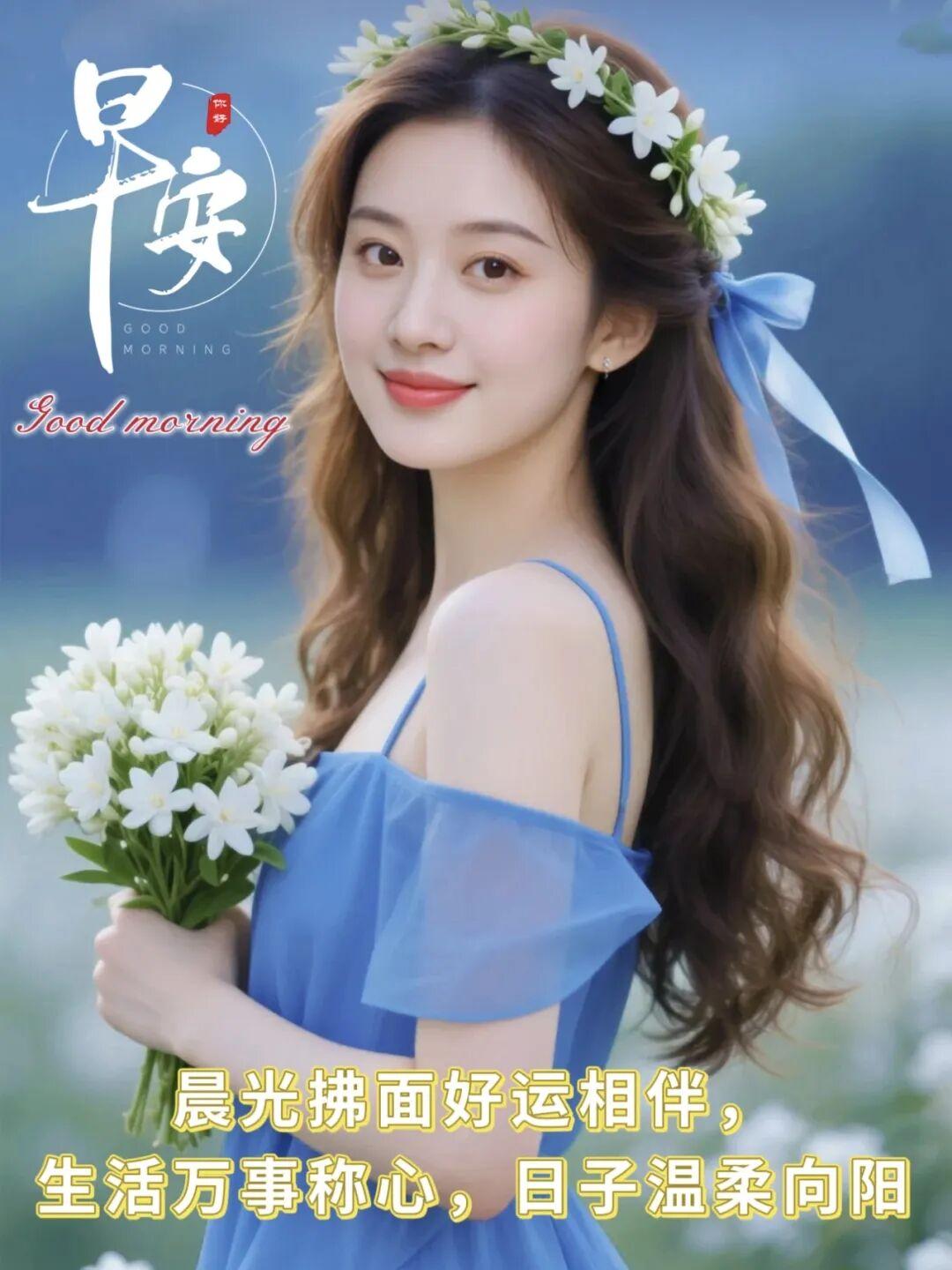 🌈早安，朋友。我的祝福和晨曦一同来到你身边，祝你在新的一天里安康、好运、一切顺