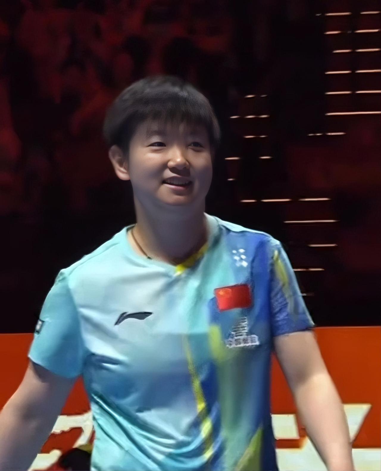 还是有点玄学的，
孙颖莎对阵汉娜.高达，
决胜局8:10，
汉娜.高达只要还赢一