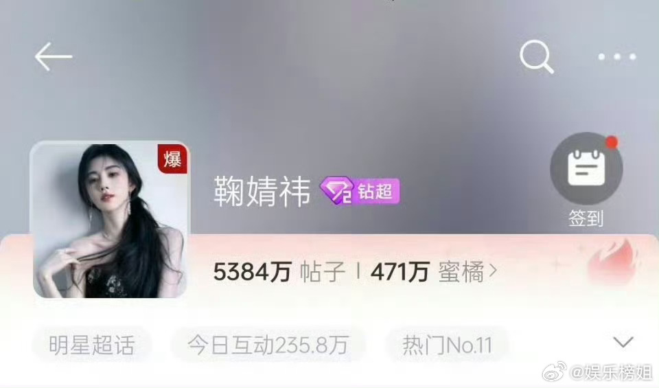 鞠婧祎超话爆了四次 鞠婧祎个人超话连续爆了四次，太厉害了！！火火的，很安心🔥 