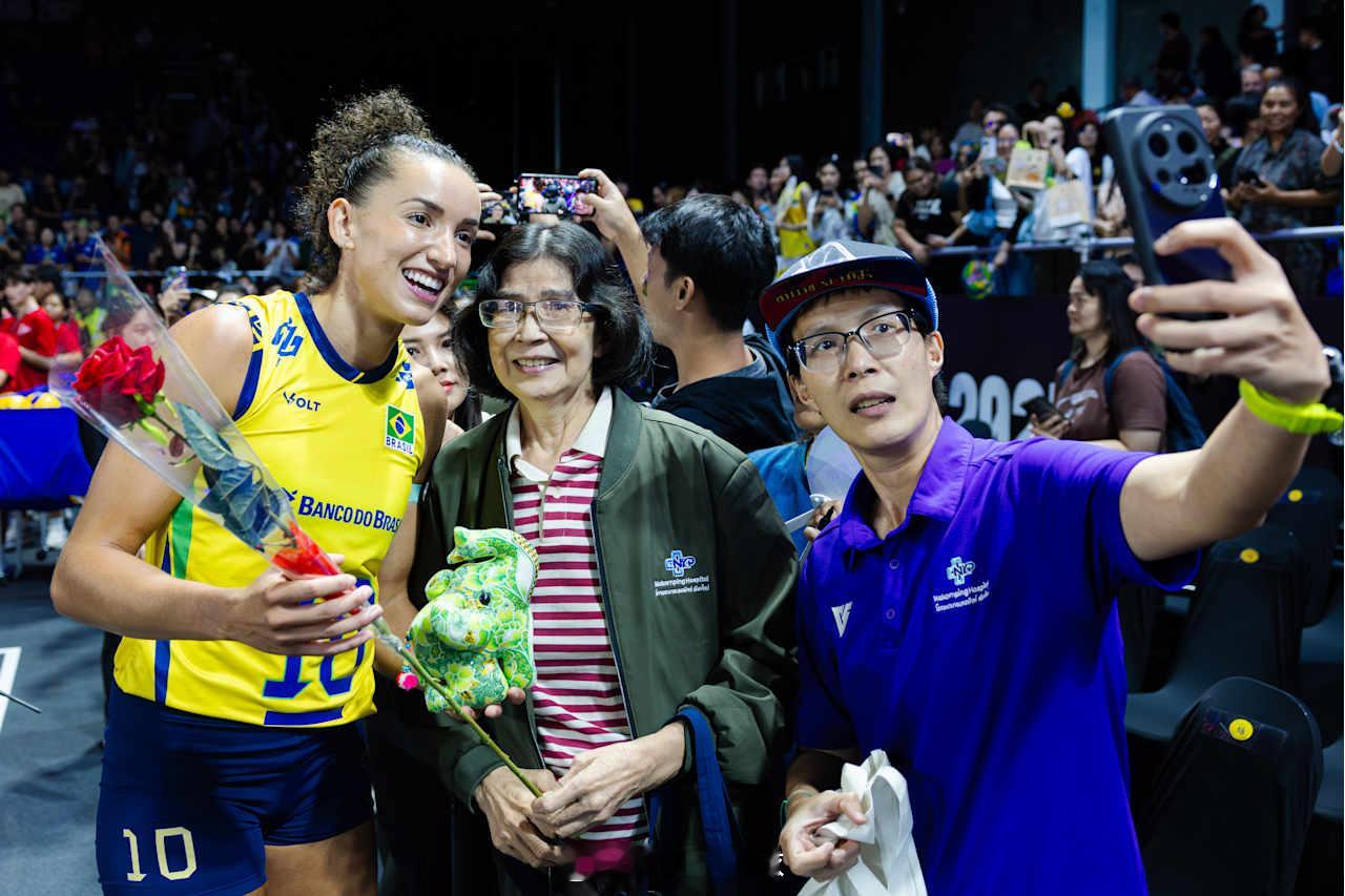 【2025女排世锦赛 小组赛：巴西女排3-0波多黎各女排】北京时间26日晚上，泰