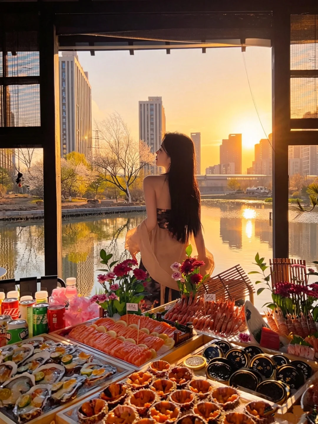 沈阳喜久·岚😍夕阳&日料放题