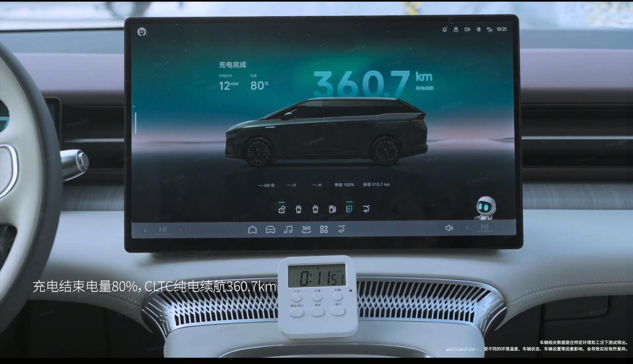 小鹏X9超级增程在零下20度的极寒条件下，SOC 10%-80%补能仅需12分钟