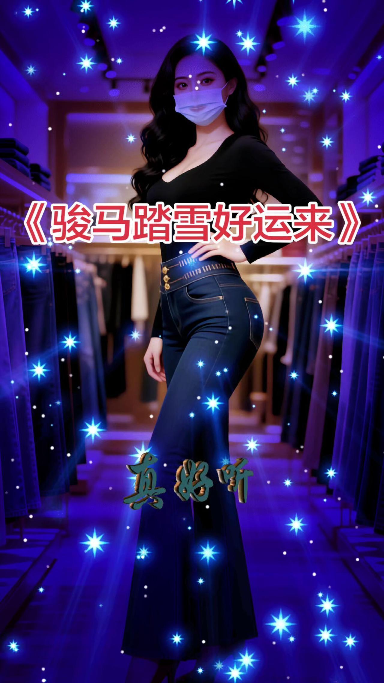 《骏马踏雪好运来》服装时装爱美穿搭时尚潮流 ootd每日穿搭 牛仔裤搭配 秀出好