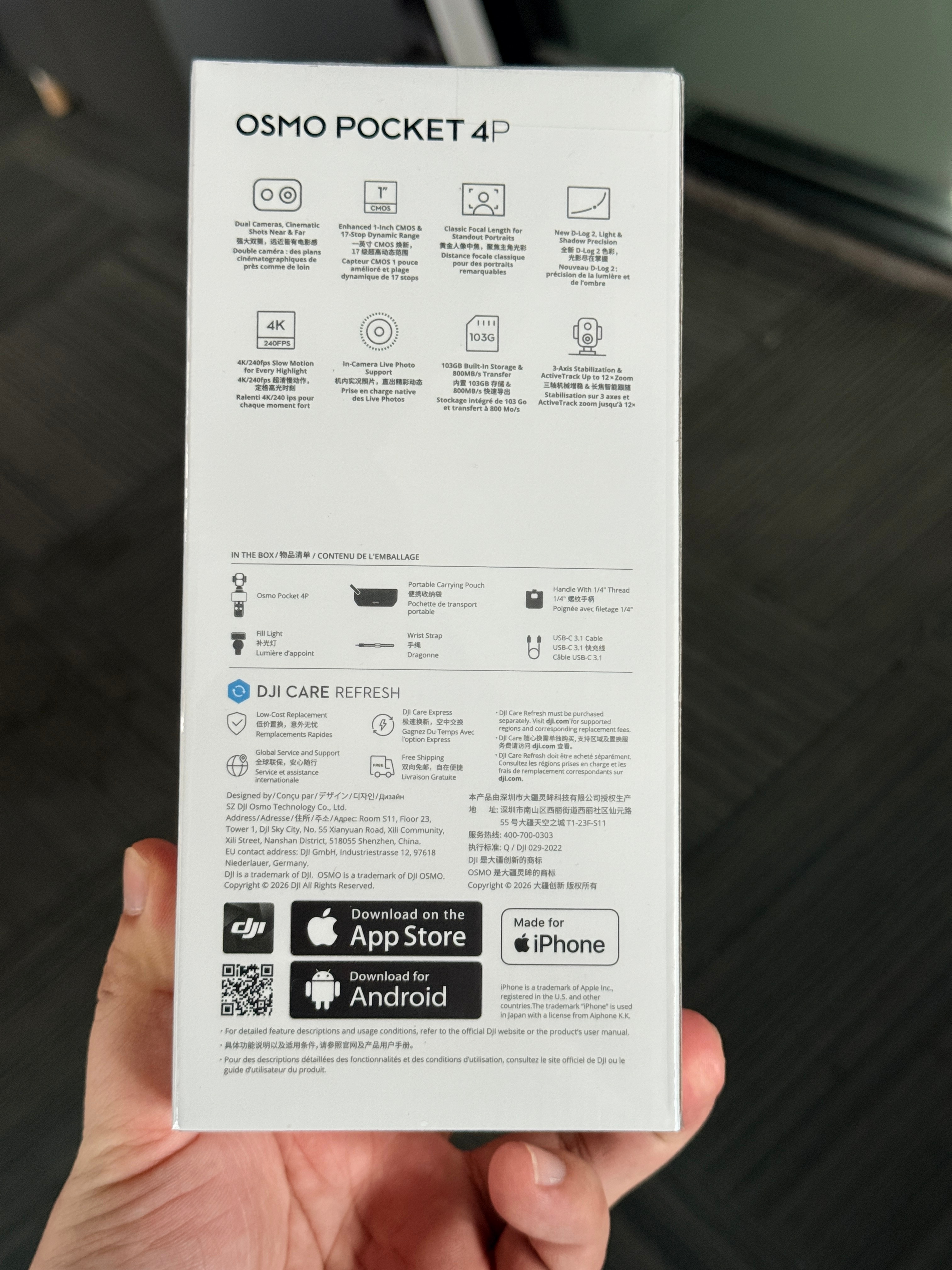 公司又买了个大疆 pocket 4Pro新品驾到