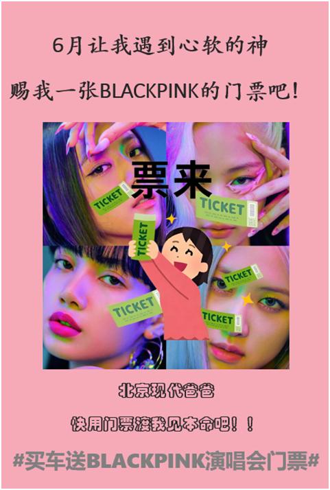 BLACKPINK演唱会门票
作为一个追了BLACKPINK五年的粉丝，我真的是