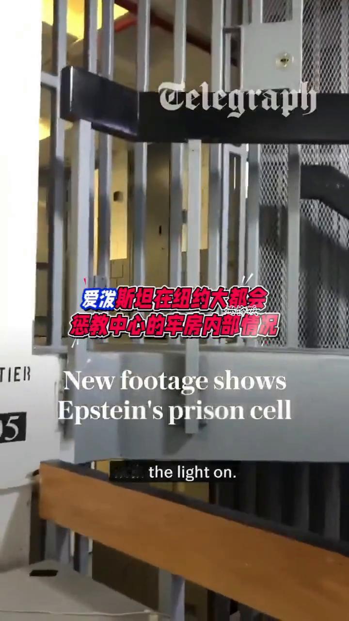 爱泼斯坦在纽约大都会惩教中心的牢房内部情况。
Epstein's prison 