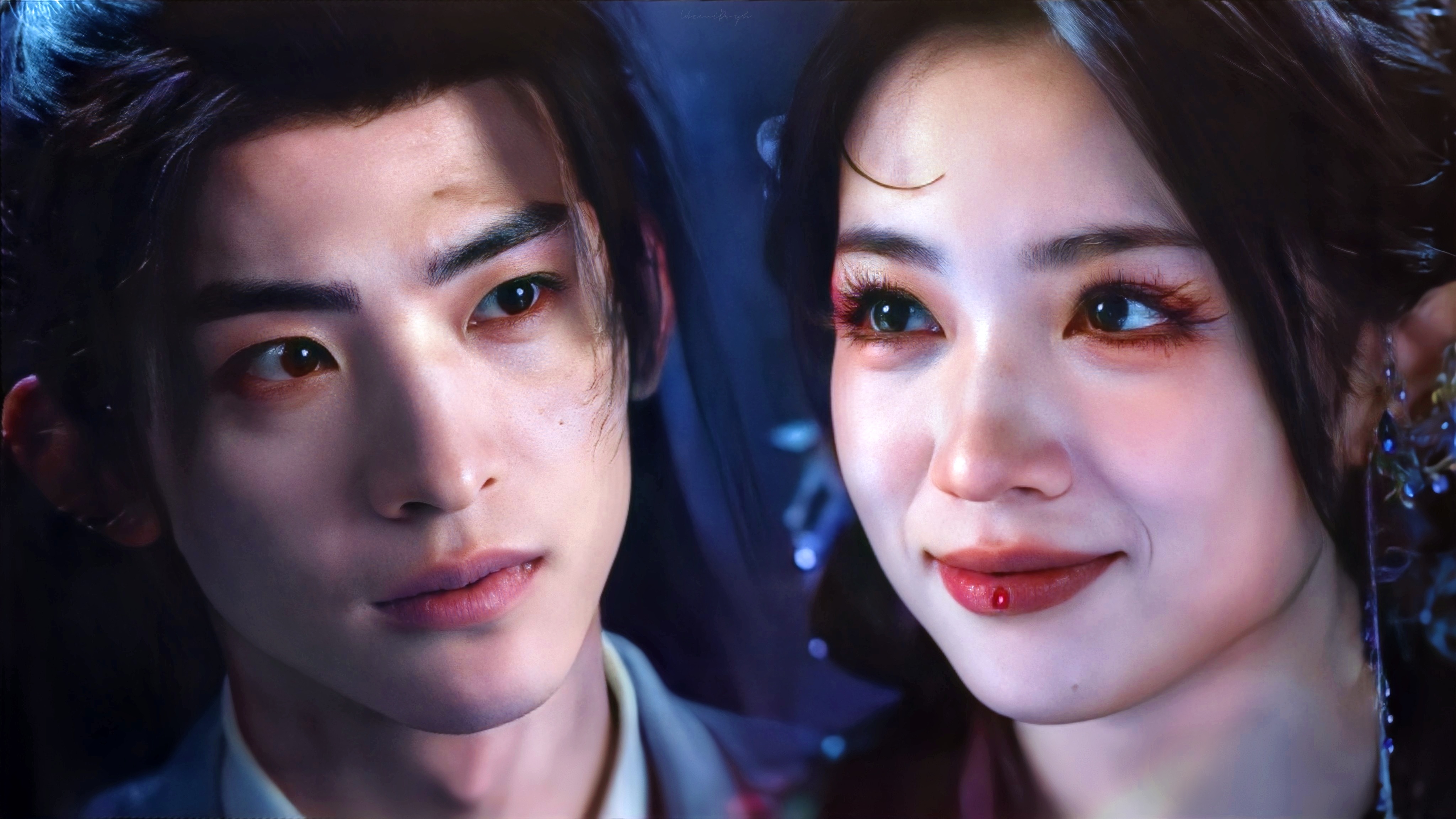 “你让爱一点一滴汇成河”重昭x茯苓｜常华森x代露娃 白月梵星  💕  