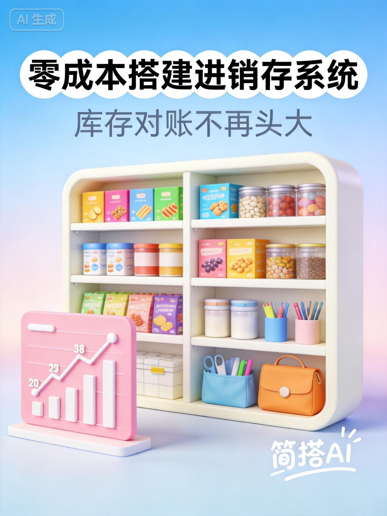 小商家库存总对不上账？用这个方法，1小时搞定！
做批发的李老板最近很头疼：

进
